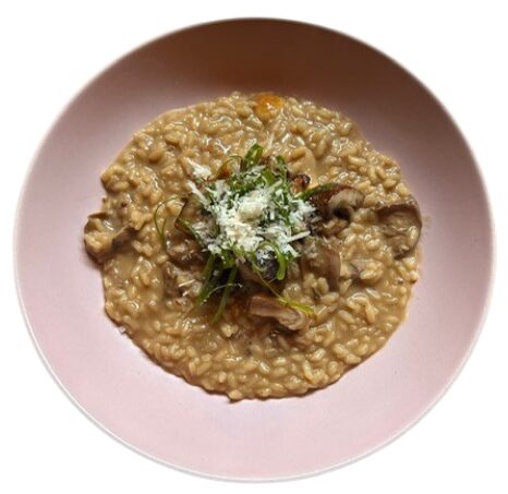 Paddenstoelen risotto